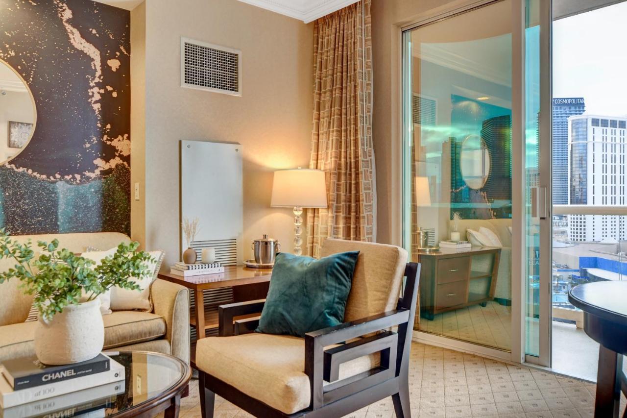 Balcony Full Strip View Suite Mgm Signature Free Valet Лас Вегас Екстериор снимка