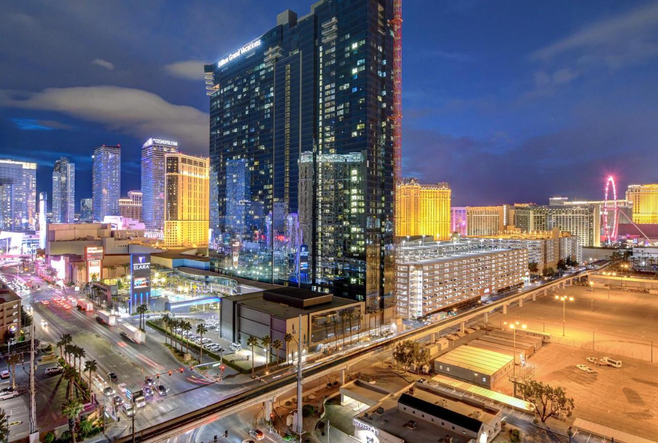 Balcony Full Strip View Suite Mgm Signature Free Valet Лас Вегас Екстериор снимка